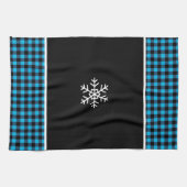 Buffalo Plaid Snowflake Geschirrtuch (Horizontal)