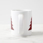 Buffalo Plaid Trees Jumbo-Tasse (Rückseite)