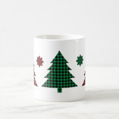 Buffalo Plaid Trees Kaffeetasse (Mittel)