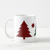 Buffalo Plaid Trees Kaffeetasse (Links)