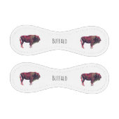 Buffalo Portrait Design für Bison oder Weiße Tiere Baseball (Paneele)