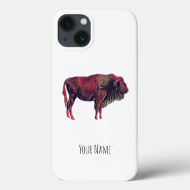 Buffalo Portrait Design für Bison oder Weiße Tiere Case-Mate iPhone Hülle