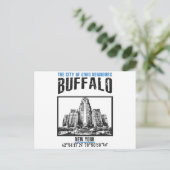 Buffalo Postkarte (Stehend Vorderseite)