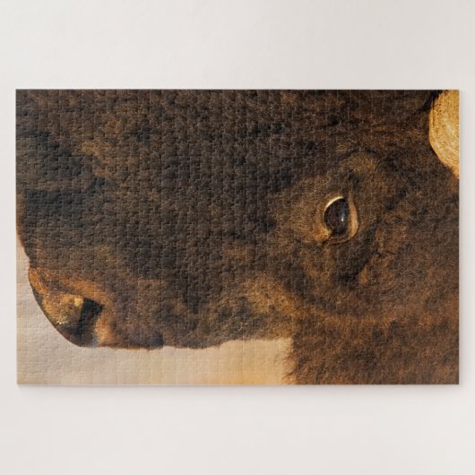 Buffalo-Profil Puzzle (Horizontal)