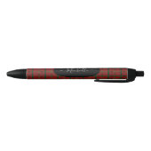 Buffalo Red Kariert Medium Gift Kugelschreiber (Unterseite)