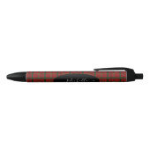Buffalo Red Kariert Medium Gift Kugelschreiber (Oberseite)