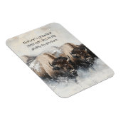 Buffalo Resilienz: Schneesturm-Magnet Magnet (Rechte Seite)