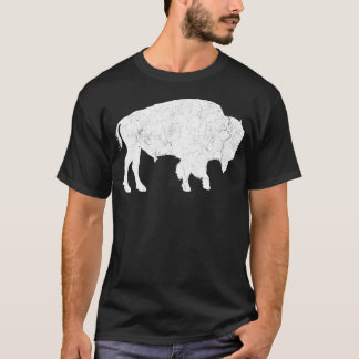 Buffalo Retro Bison Animal Lover Shirt