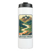 Buffalo River Arkansas Colors Thermosbecher (Vorderseite)