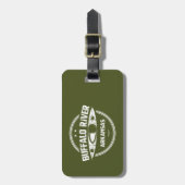 Buffalo River, Arkansas Gepäckanhänger (Vorderseite vertikal)