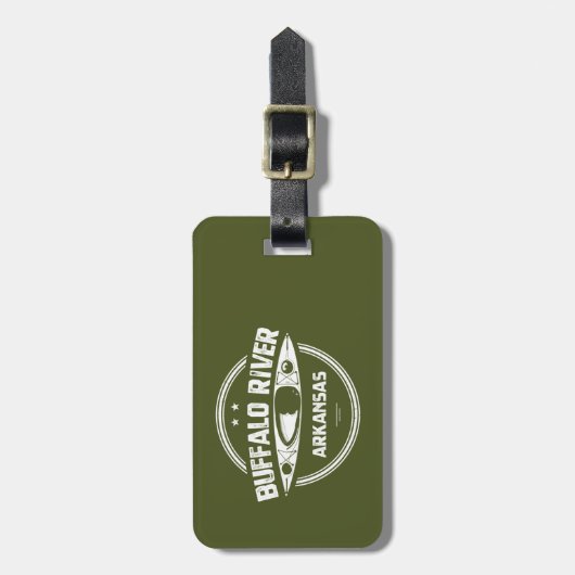 Buffalo River, Arkansas Gepäckanhänger (Vorderseite vertikal)