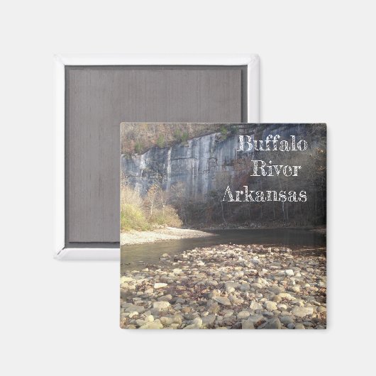 Buffalo River Arkansas Magnet (Vorderseite/Rückseite)
