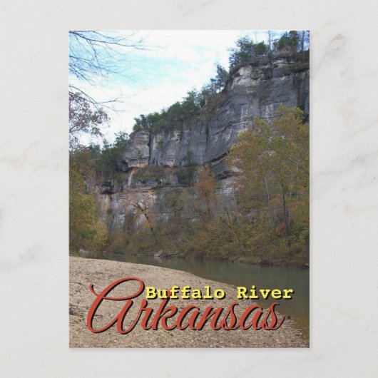 Buffalo River, Arkansas Reisefotografie Postkarte (Vorderseite)