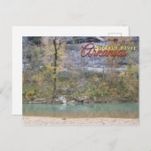 Buffalo River, Arkansas Reisefotografie Postkarte (Vorne/Hinten)