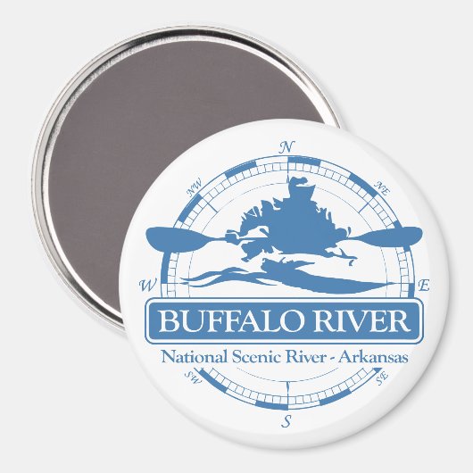 Buffalo River (KC2) Magnet (Vorderseite/Rückseite)