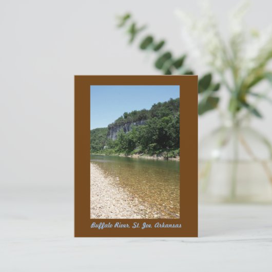 Buffalo River Postkarte (Stehend Vorderseite)