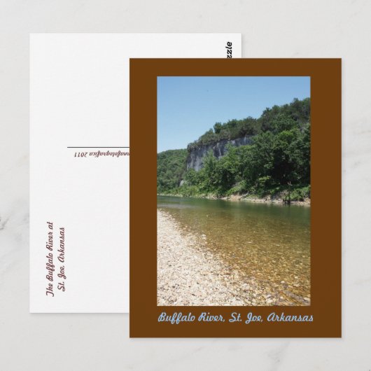 Buffalo River Postkarte (Vorne/Hinten)
