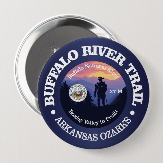 Buffalo River Trail (rd2) Button (Vorne & Hinten)