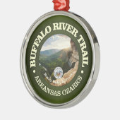 Buffalo River Trail (rd) Ornament Aus Metall (Links)