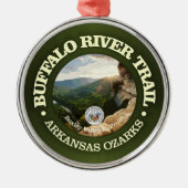 Buffalo River Trail (rd) Ornament Aus Metall (Vorne)