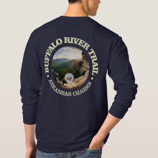 Buffalo River Trail (rd) T-Shirt (Rückseite)