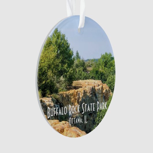 Buffalo Rock Staat Park Ornament (Vorderseite)