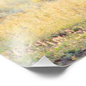 Buffalo Running Foto Print (Ecke)