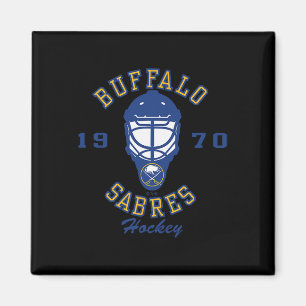Buffalo Sabres Hockeymaske Grau Nhl Offiziell Lize Magnet
