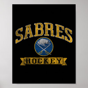 Buffalo Sabres Vintage Eishockey Nhl Offiziell Liz Poster