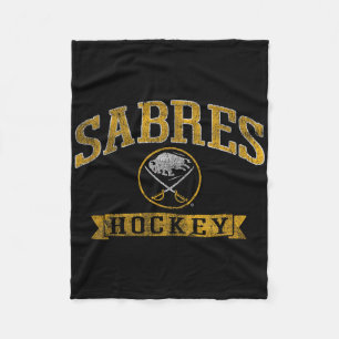 Buffalo Sabres Vintage-Hockey Blau Nhl Offiziell Fleecedecke