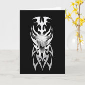 Buffalo-Schädelkarte Karte (Gelbe Blume)