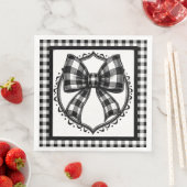 Buffalo-Schotten-Land-Bogen Serviette (Beispiel)