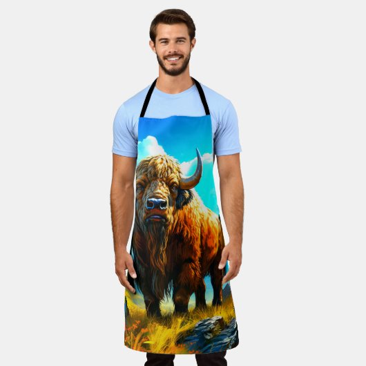 Buffalo Schürze (Getragen)