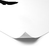 Buffalo Silhouette Poster (Ecke)