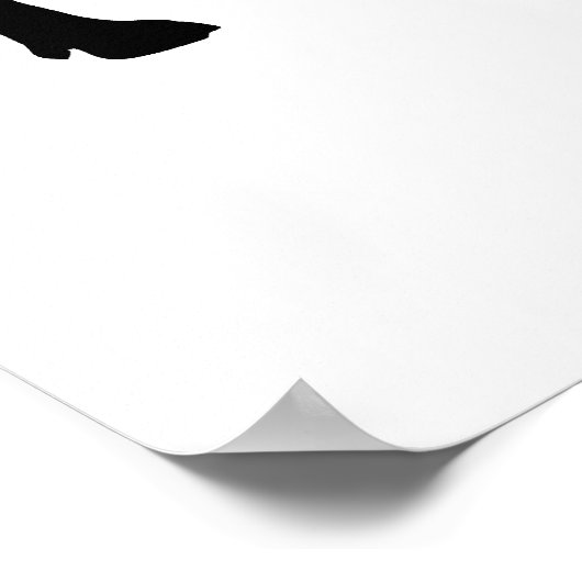 Buffalo Silhouette Poster (Ecke)