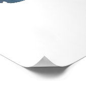 Buffalo Silhouette Poster (Ecke)