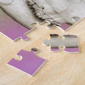 Buffalo Skull auf einem Aquarellbild Puzzle (Seite)