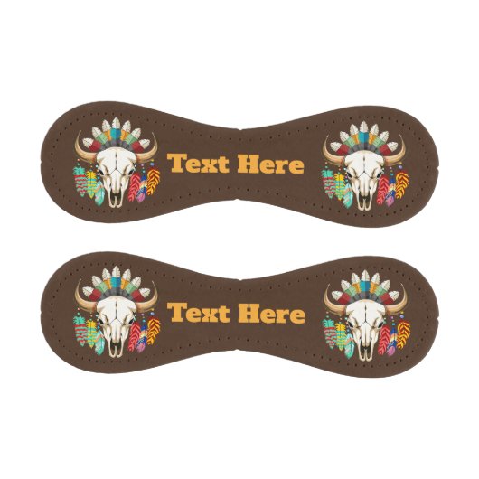 Buffalo Skull Native American Emblem Baseball (Paneele)