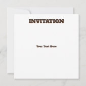 Buffalo Skull Native American Emblem Einladung (Rückseite)