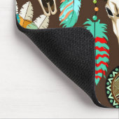 Buffalo Skull Native American Emblem Mousepad (Ecke)