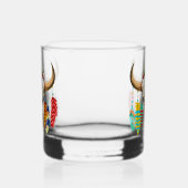 Buffalo Skull Native American Emblem Whiskyglas (Links)