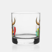Buffalo Skull Native American Emblem Whiskyglas (Rechts)