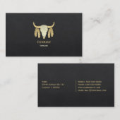 Buffalo Skull Visitenkarte (Vorne/Hinten)