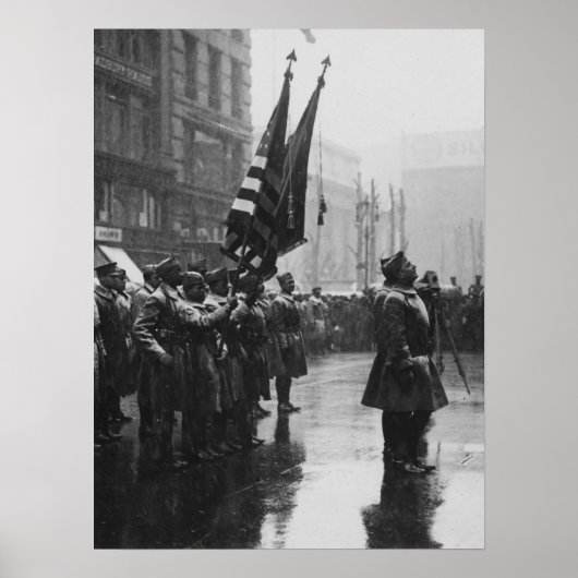 "Buffalo"-Soldaten kehren Farben zurück - 1919 Poster (Vorne)