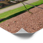 Buffalo Soldier auf Edge of Old Post - 12x36 Poster (Ecke)