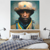 Buffalo Soldier II Leinwanddruck (Insitu (Schlafzimmer))