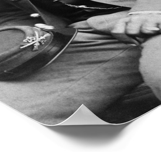 Buffalo Soldier in Uniform - Circa 1884 Poster (Ecke)