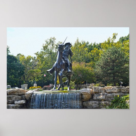 Buffalo Soldier Monument, Fort Leavenworth, Kansas Poster (Vorne)