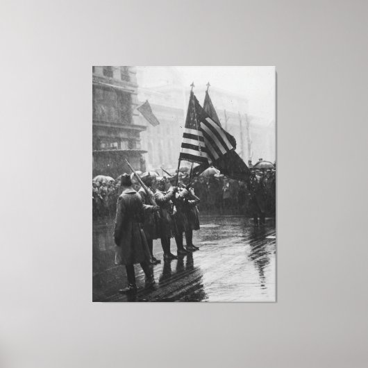 Buffalo Soldiers 367. Infanterie Afrikanischer Ame Leinwanddruck (Vorderseite)