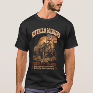 Buffalo Soldiers, Afroamerikaner Black History M T-Shirt